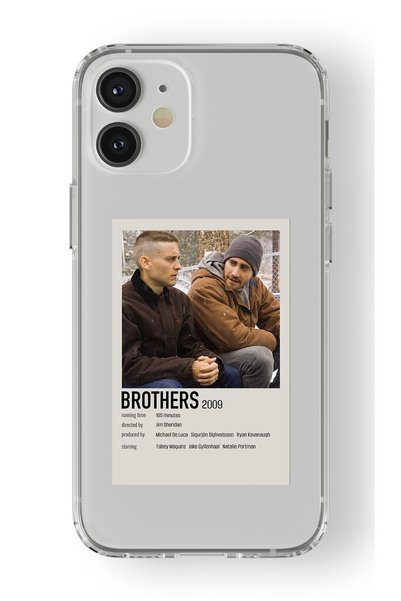 Multitronic حافظة شفافة مطبوعة بتصميم ملصق Brothers Palaroid متوافقة مع هاتف ...