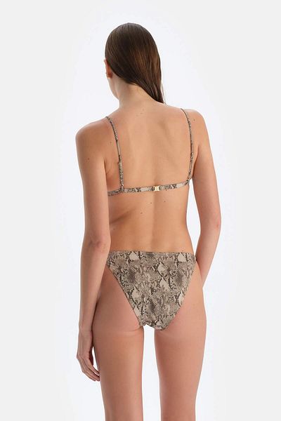 Dagi Braunes Bikinihöschen mit niedriger Taille