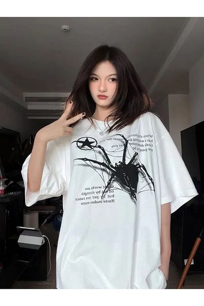 Köstebek Μπλουζάκι Unisex με στάμπα Spider In Strings Spider