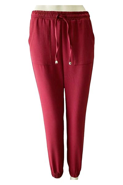 GGMM FABRIC TROUSERS WITH ELASTIC LEGS