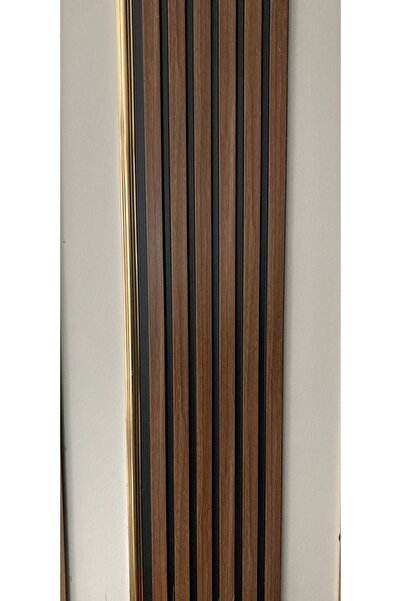 DEKORCUM Polimer Duvar Lambiri Çıta Modelleri (renk:ceviz Boy:2.9mt En:12cm K...