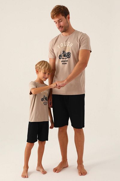 Arnetta T-shirt Father Son και Σετ βερμούδα, 100% βαμβάκι, (τιμή χωριστά)