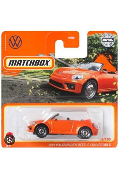 mattel 2019 Volkswagen Beetle Convertible Matchbox 1:64 Ölçek