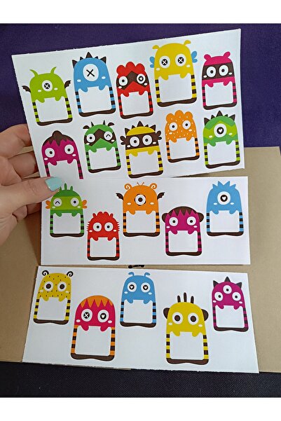 Pink Swan Craft Slatki monstrumi (20 komada) set naljepnica, laptop, iPad, sv...