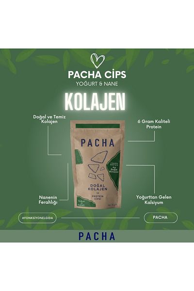PACHA |   Natural Collagen and Protein Chips |   Fit Protein and Collagen Box |   Pack of 30
