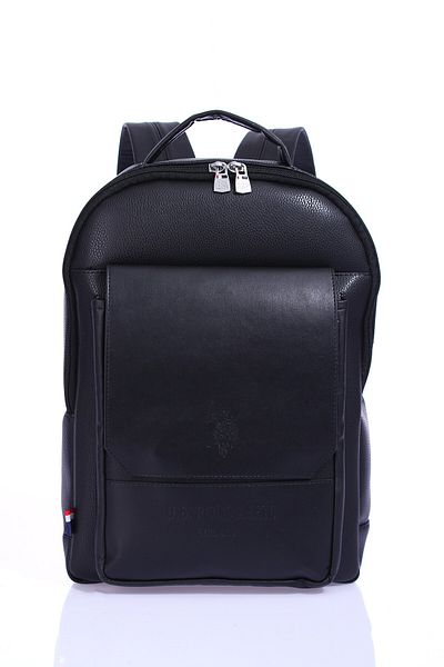 U.S. Polo Assn. Ανδρικό δερμάτινο ανδρικό σακίδιο πλάτης Us Polo Assn με μπροστινή τσέπη Plevr21565