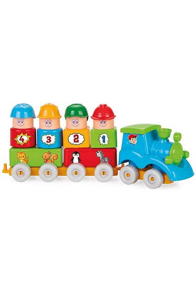PİLSAN Pilsan 03-228 My First Train 33 Pieces Educational Fun Toy