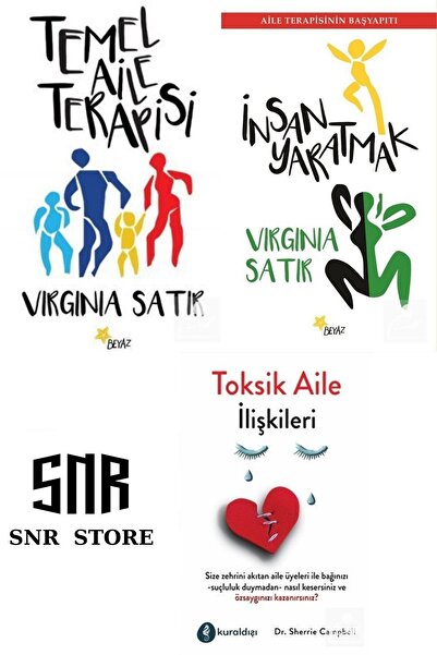 Beyaz Yayınları Temel Aile Terapisi, İnsan Yaratmak ve Toksik Aile İlişkileri...