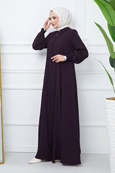 InStyle Piece Mevlana Fabric Ferace - Plum