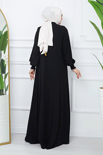 InStyle Piece Mevlana Fabric Ferace - Black