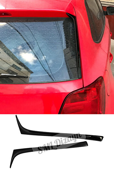 SML Dizayn Volkswagen Polo 2009-2017 Sağ-Sol Spoiler Çıtası-Bıçağı Plastik Po...