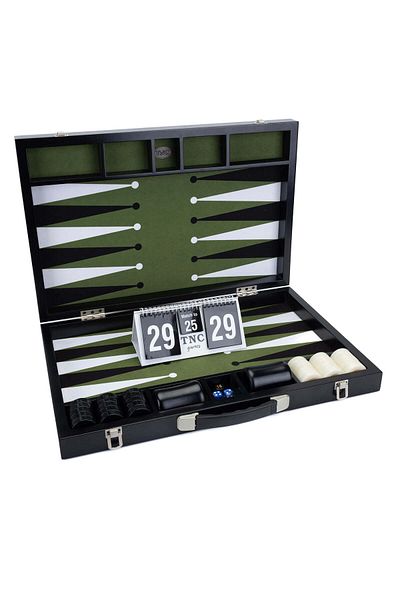 Tamer Tanca Unisex Vegan Black Backgammon