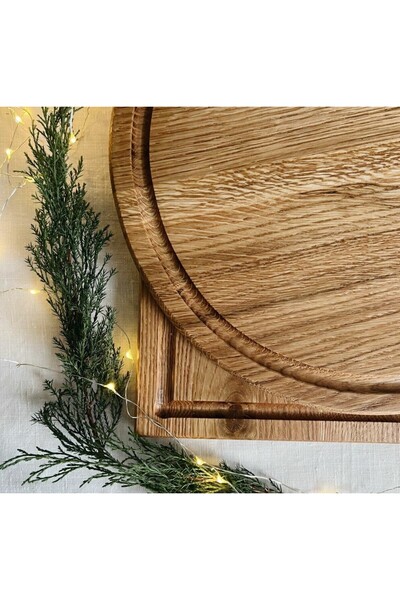 Esci Design Wooden Plate - Wooden Presentation Plate - Under Plate - Trend Plate - Wooden Presentation Plate - Cake Plate