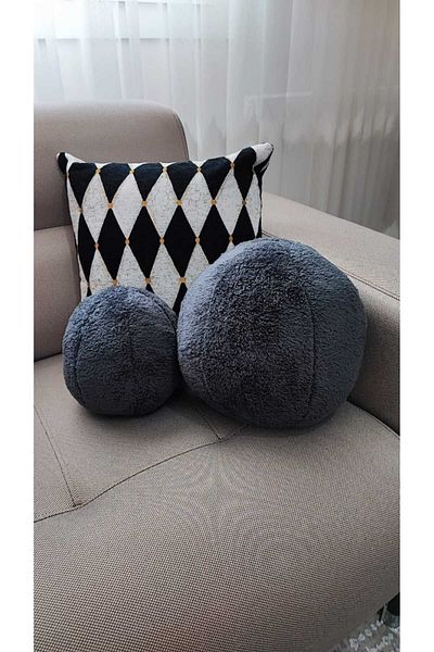 oneplise Pernă / Pernă mare antracit / mic antracit (42 cm / 25 cm)