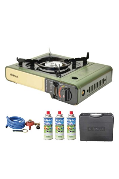 Kılıçaslan Camp TÜP  BAĞLANTILI PORTATİF CAMP OCAĞI  3 ADET  220 gr KARTUŞ  H...