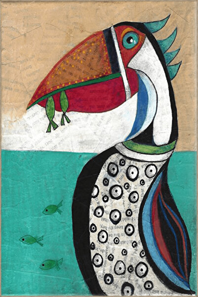 Rugs Modern Halı Renkli Tonlarda Kuş Desenli Kreatif Halı 3719