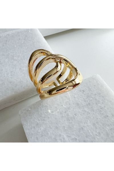 CHARMLUCKY Spiral Ring