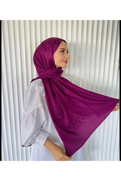 Misa Purple Qubbe Shawl - Model Design