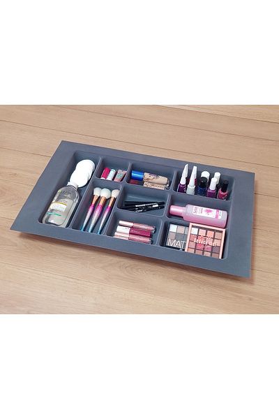 NETAKS 40x65 Makeup Organizer In-Drawer Jewelry Organizer Box Plum Jewelry Accessory Organizer