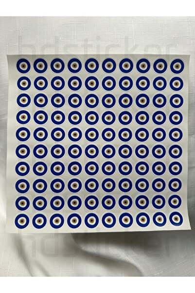 hdsticker 100 قطعة 1.9 سنتيمتر عين الشر حبة لاصق ملصق التسمية المعلم التعبئة والتغليف حفلة هدية التعبئة والتغليف P1