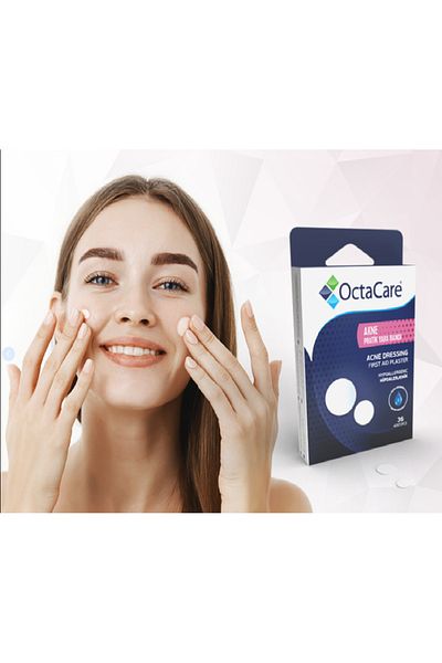 Octacare Hypoallergenic Hydrocolloid Practical Acne Acne Patch 36 Pieces - 1 Box