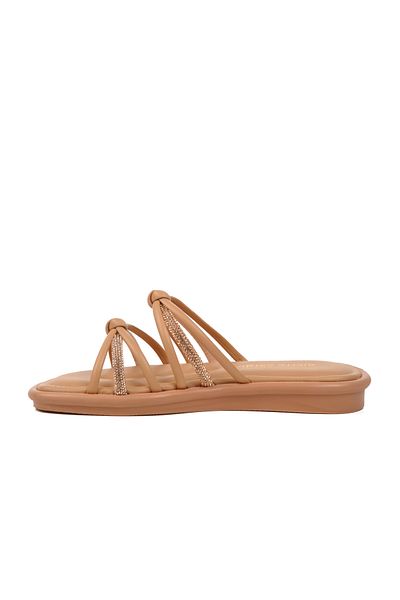 Pierre Cardin PC-5106 Beige Women's Slippers