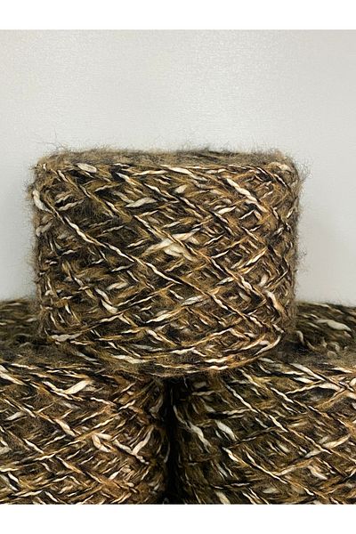 göçer Moher Cotton: βιζόν, μαύρο, κρέμα Transitional Visual Net 650 γρ