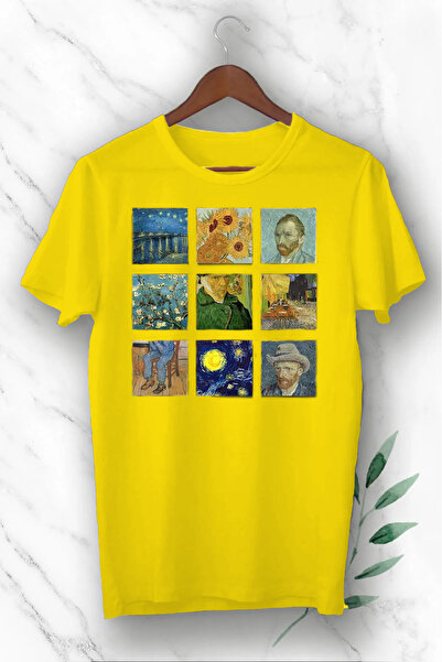 perseusshopping Majica sa štampanim portretom Uniks Black Art Van Gogh Portra...