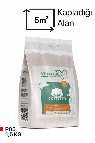 Ventrawall Isı Ve Ses Yalıtımlı Sürülen Duvar Kağıdı| Kendinden Yapışkanlı | Pembe | P05- 1,5 Kg | 5m²