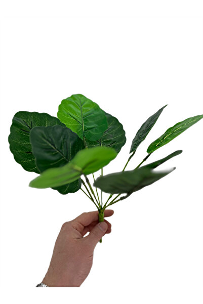 DDPEST 9 Dallı 30 Cm Dekoratif Yapay Çiçek 9 Dal Demet Yapay Yaprak 30 cm