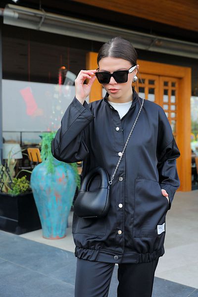 Melike Tatar BLACK Sports Jacket Suit 32-2010