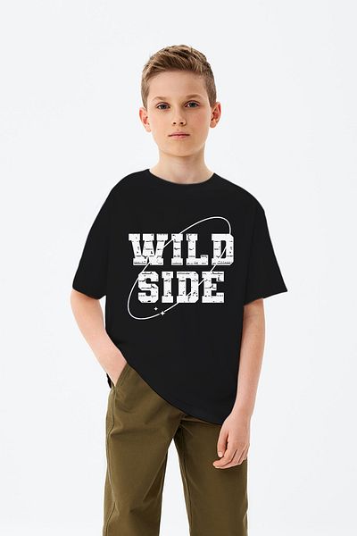 ADABEBEK Μπλουζάκι για αγόρι με στάμπα Wild Side