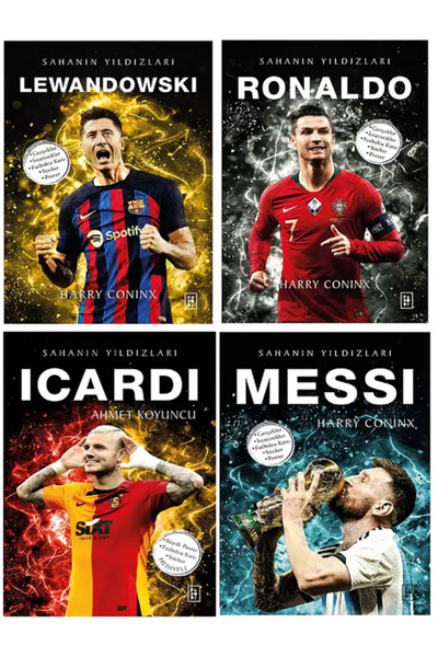 Parodi Yayınları Sahanın Yıldızları RONALDO İCARDİ MESSİ ( Büyük Poster Stcke...