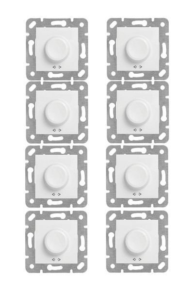VİKO Viko Karre Rotary Dimmer R 40-600W White (Frame Included)90967047 (8 Pieces)