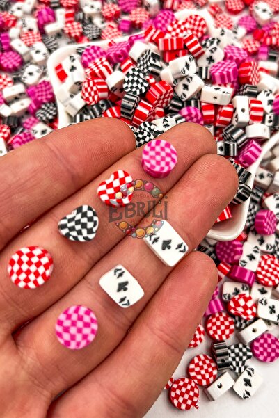 Ebruli Boncuk 10 مللي متر مربع الشكل الشكل فيمو الخرز صنع المجوهرات الخرز (10...