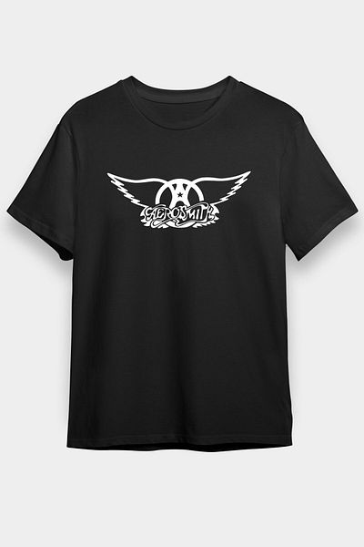 tf tişörtfabrikası Μπλουζάκι Aerosmith Μαύρο Unisex T-Shirt