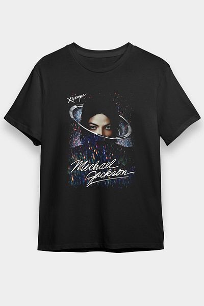 tf tişörtfabrikası Tricou unisex negru Michael Jackson
