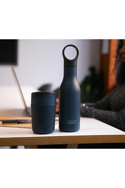 Joseph Joseph Joseph Josep - Navy Blue Mug and Bottle Flask Set 81134