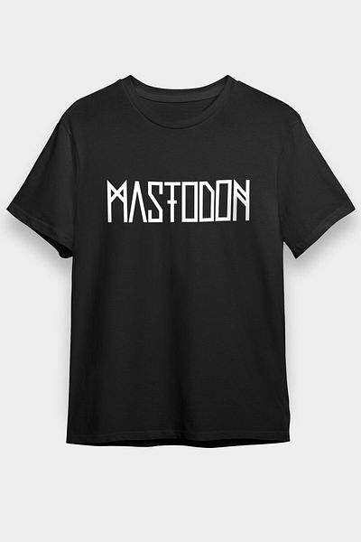 tf tişörtfabrikası Μαύρο Unisex T-Shirt Mastodon