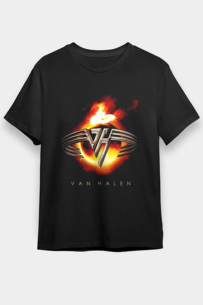 tf tişörtfabrikası Van Halen Black Unisex T-Shirt T-Shirt