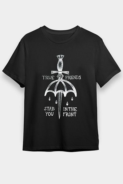 tf tişörtfabrikası Μπλουζάκι Unisex Μαύρο Bring Me the Horizon