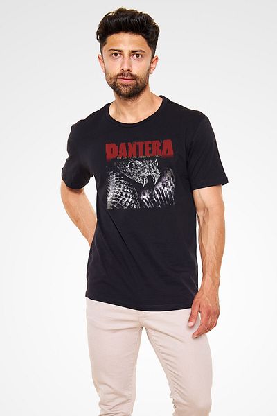 tf tişörtfabrikası Μπλουζάκι Pantera Black Unisex T-Shirt