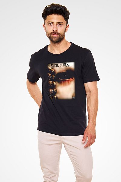 tf tişörtfabrikası Seether Unisex Μαύρο T-Shirt