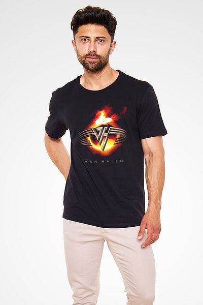tf tişörtfabrikası Van Halen Black Unisex T-Shirt T-Shirt