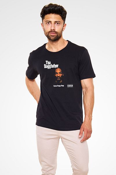 tf tişörtfabrikası Μπλουζάκι Snoop Dogg Black Unisex