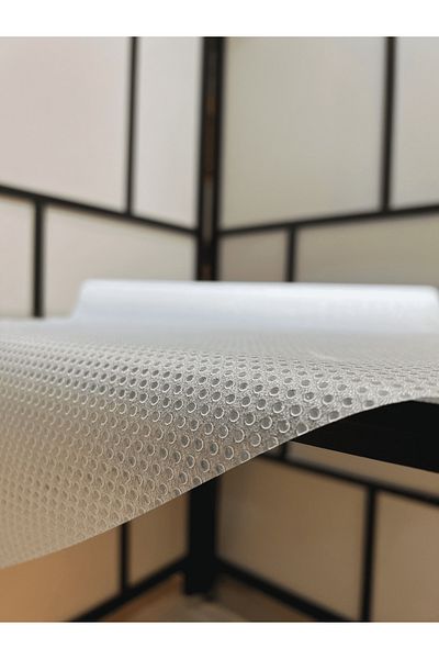 Ebed Eva Antiderapant 45 cm X 10 metri Raft transparent în interiorul dulapului și capacul interior al sertarului (cu cadou cuțit utilitar)