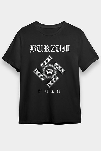 tf tişörtfabrikası Μπλουζάκι Burzum Μαύρο Unisex