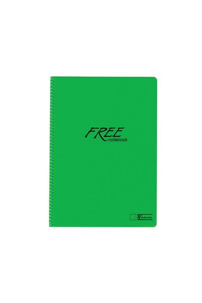 KESKİN COLOR K. Color Free A4 60 аркушів, лінійований, пластикова обкладинка, спіральний блокнот