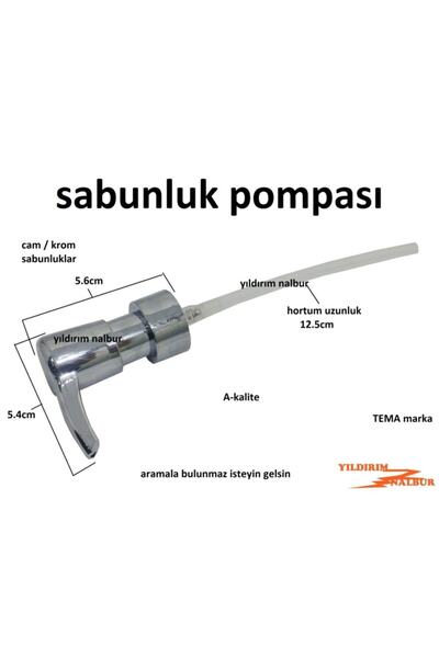 Tema Sabun Hortumlu Sıvı Sabunluk Pompası