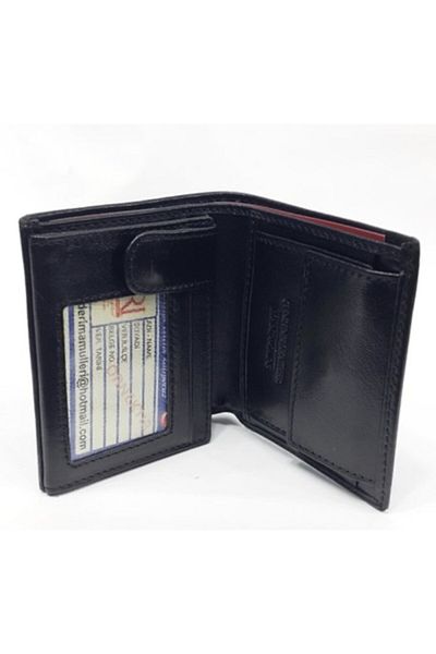 ARI Vera Bag Men's Genuine Leather Black Men's Wallet C4616